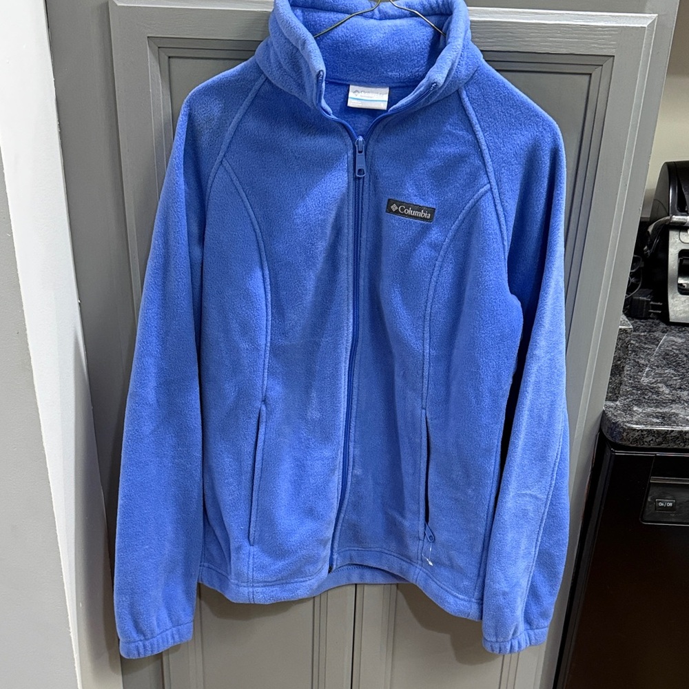 Columbia Vibrant Blue Full-Zip Fleece - Women’s Small (new without tags)